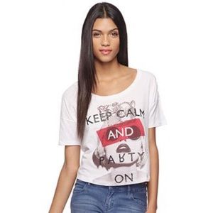 Keep Calm & Party On Tee